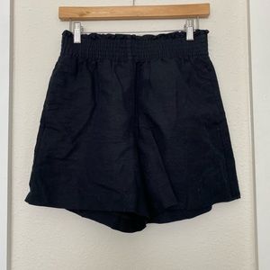 Ann Taylor Linen Blend Paperbag waist Shorts